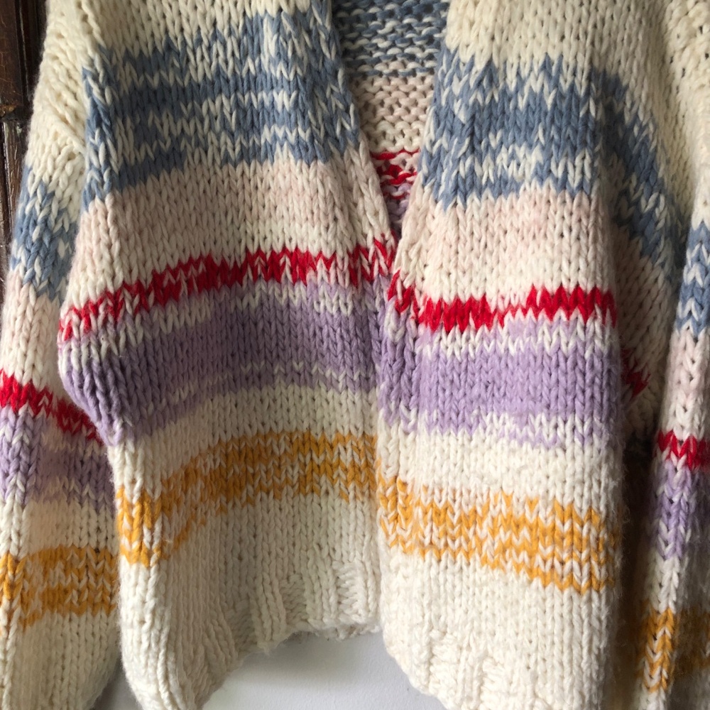 Anthropologie Multicolor Knit Cardigan - Picture 4 of 14